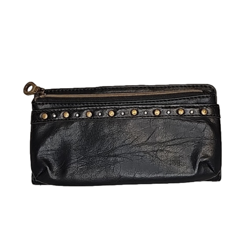 Relic clutch wallet black